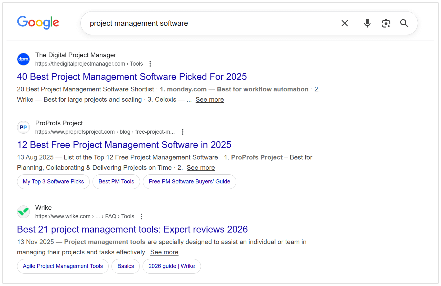 logiciel de gestion de projet